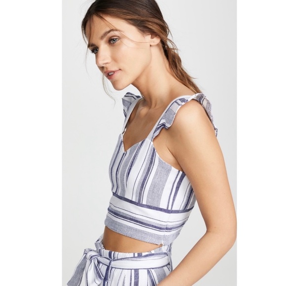NEW PARKER STRIPED CROP TOP - Picture 4 of 8